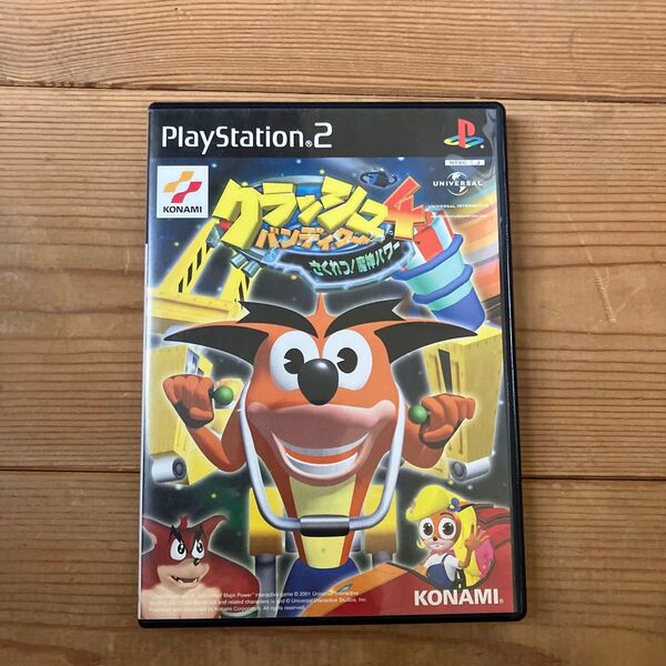 プレステ2 PS2 クラッシュバンディクー4 ゲームソフト KONAMI コナミ