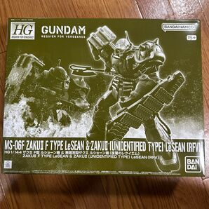 未組立 1/144 HG ザクII F型 ルショーン機 & 無識別型ザクII ルショーン機 (復讐のレクイエム)