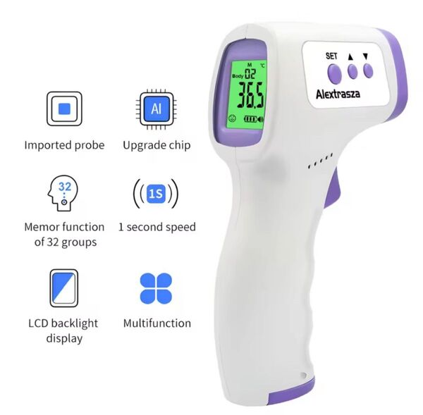 【新品】デジタル体温計 温度計 非接触 赤外線体温計 赤外線温度計 ガンタイプ アラーム機能