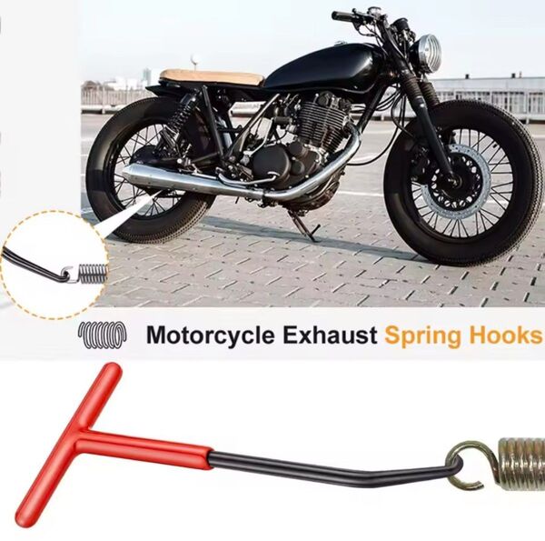 【新品】スプリングフック スプリングプーラー スプリング外し バイクスタンド マフラー ブレーキ 脱着作業 脱着工具