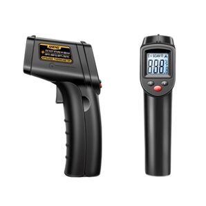 【新品】デジタル 赤外線温度計 非接触 放射温度計 レーザー バックライト付き ガンタイプ
