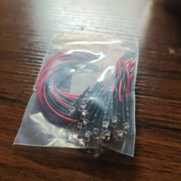 LED電飾 ホワイト 3ミリ 20本
