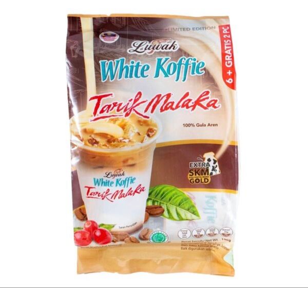 Luwak White Koffie Tarik Malaka 8袋入り