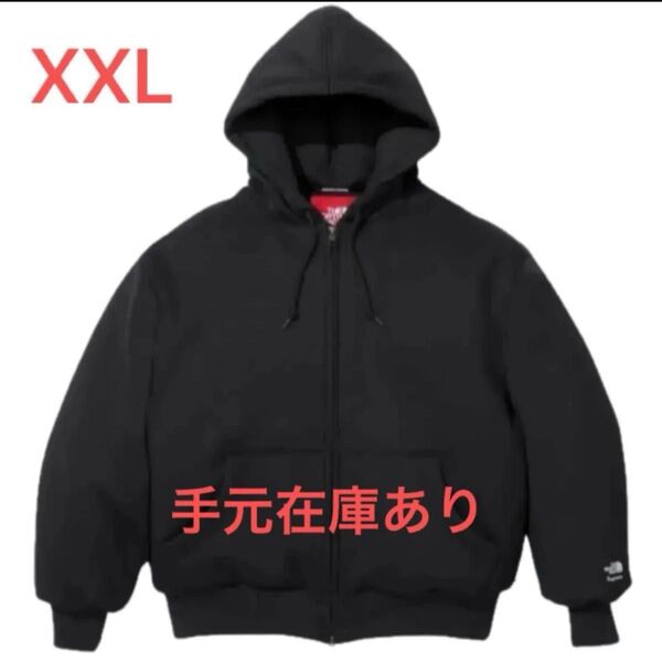 Supreme x The North Face Down Filled Zip Up Hooded Sweatshirt XXL