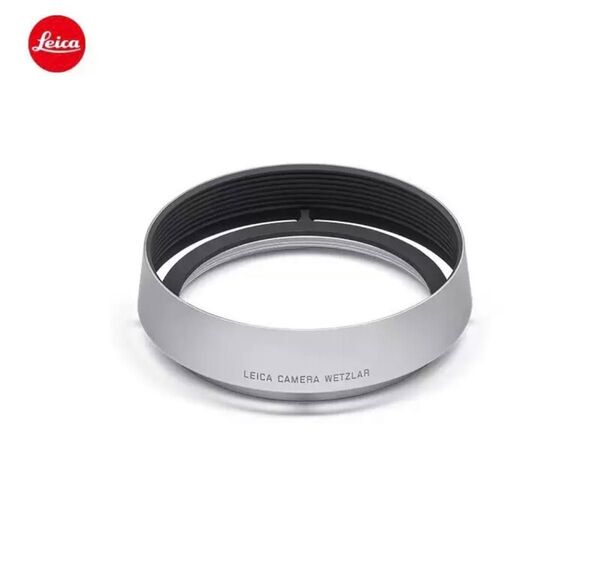 【新品】ライカ Leica レンズフード Leica Q3 用 シルバー
