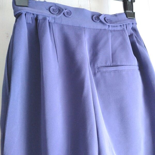 JEANASIS パープルパンツ スラックス ボトムス センタープレス S〜L