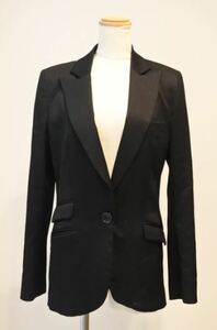 Language Language жакет tailored jacket длинный рукав черный полоса ламе женский осень-зима ondrmi k2kb②0402*