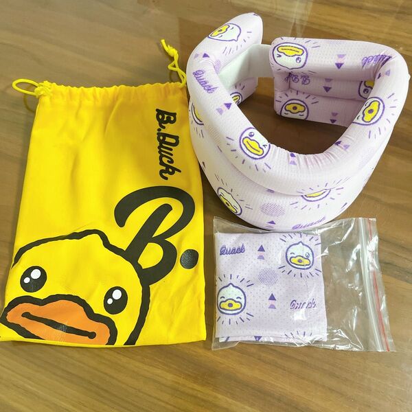 新品★ ネックブレース 首の痛みサポート 男女兼用 B.Duck フォームネックサポート 睡眠用 むち打ち ピンク M