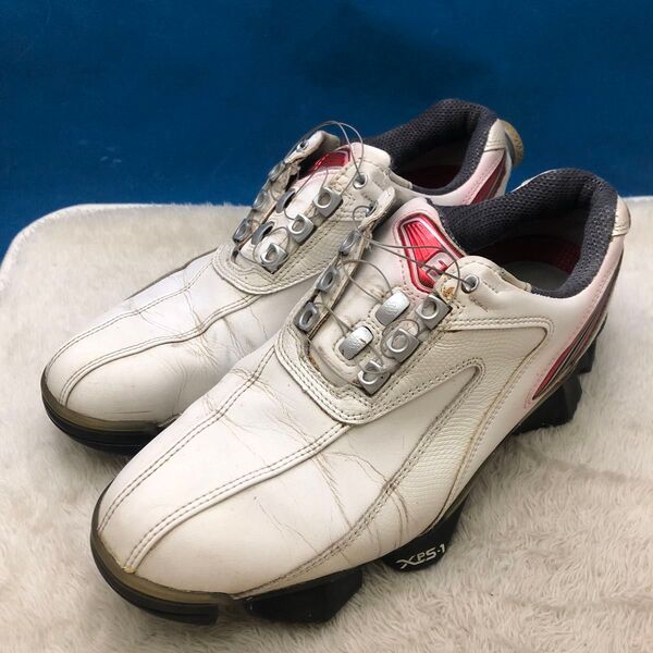 FootJoy フットジョイ ゴルフシューズ XP5.1 ホワイト/レッド 25.5cm