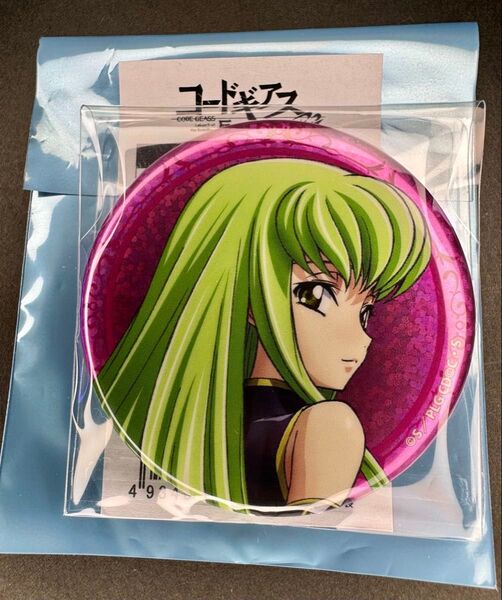 コードギアス 缶バッジ C.C. DVD/BDパッケージ