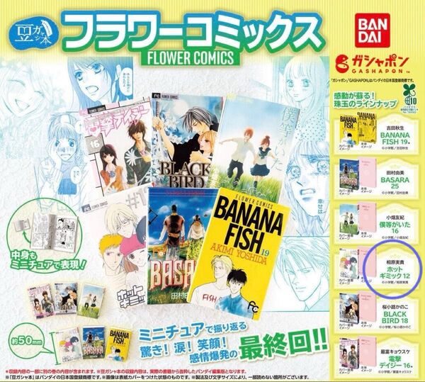 豆ガシャ本 「フラワーコミックス」ホットギミック ガチャ