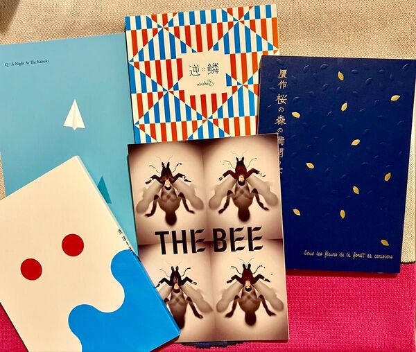 NODA MAP 野田地図 パンフレット5冊セット Q: A Night At The Kabuki 逆鱗 THE BEE