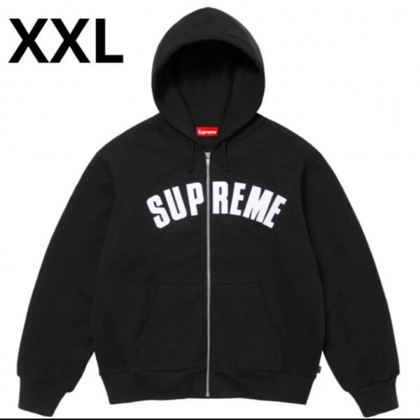 Supreme Champion Zip Up Hooded Sweatshirt 黒 XXL
