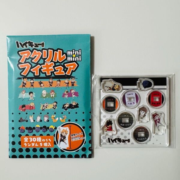 ハイキュー!! アクリル mini☆mini フィギュア 黒尾 田中 天童 アカアシフクロウ キヨガラス