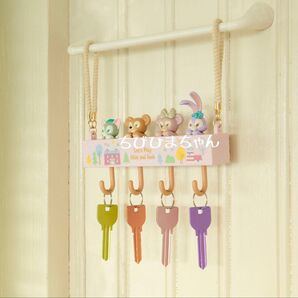 ディズニーシー★ダッフィー&フレンズ☆かくれんぼ キーフック 鍵掛け★