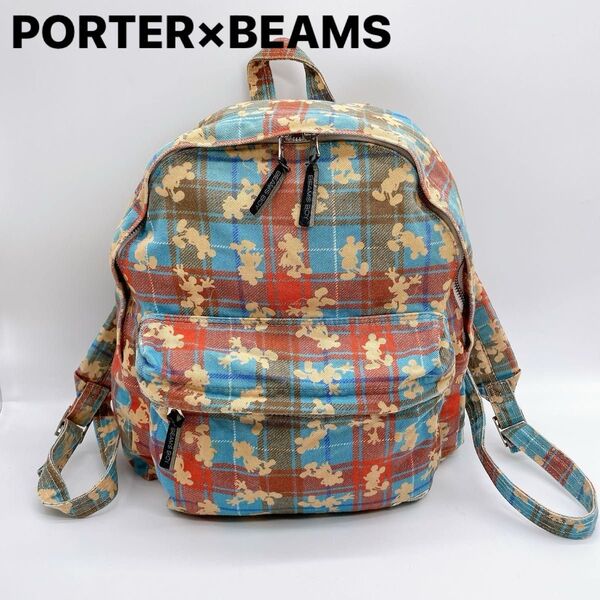 PORTER×BEAMS BOY コラボ リュック ミッキー