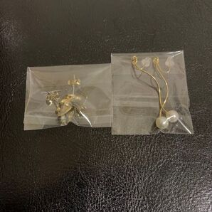 スリーコインズ ピアス ゴールド 2点セット アクセサリー