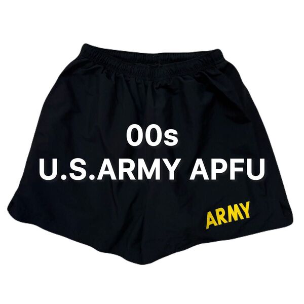 00s 米軍実物 U.S.ARMY APFU トレーニングパンツ ミリタリー アメカジ ナイロン ショーツ ハーフパンツ