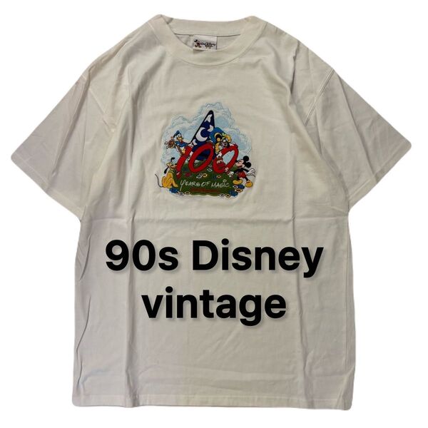 90s Disney ディズニー Tee ヴィンテージ ビンテージ Tシャツ アメカジ ホワイト