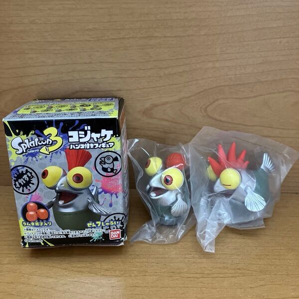 スプラトゥーン3 コジャケ ハンコ付きフィギュア ③⑥2種セット※朱肉、インクは付属しません。