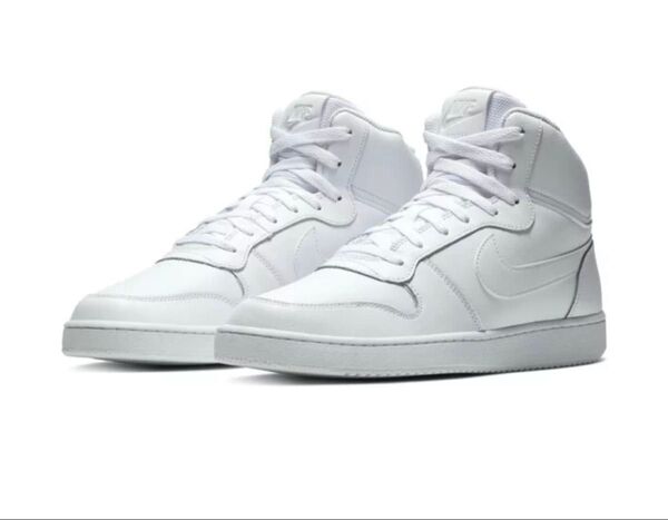 新品 NIKE EBERNON MID ホワイト【26CM】