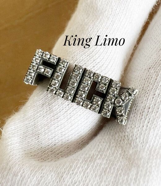 King Limo シルバー925 リング ジルコニア ジュエリー サイズ 13