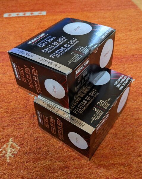 New〈白〉最新〈〉バージョン3.0 KIRKLAND カークランド 3ピース ゴルフボール 48個 4ダース