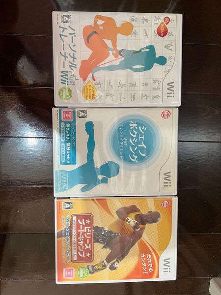 Wiiソフト 3個セット まとめ売り パーソナルトレーナーWii シェイプボクシング ビリーズブートキャンプ