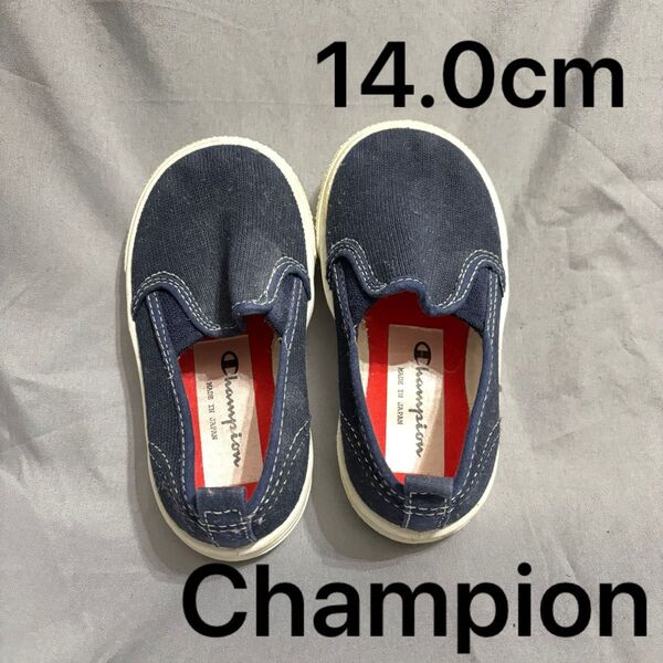 Champion 子供靴 スニーカー 14.0cm ネイビー
