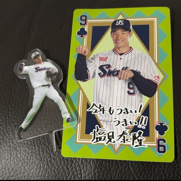 東京ヤクルトスワローズ 塩見泰隆選手トランプ風カード・アクリルピック