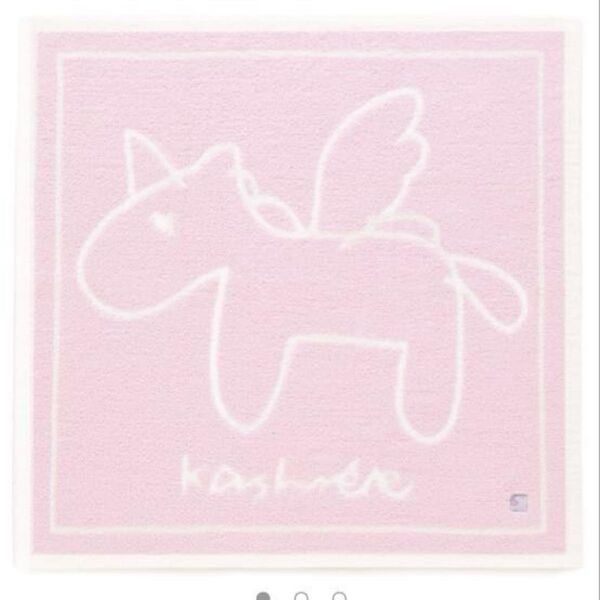 kashwere ベビーブランケット ユニコーン柄 ピンク