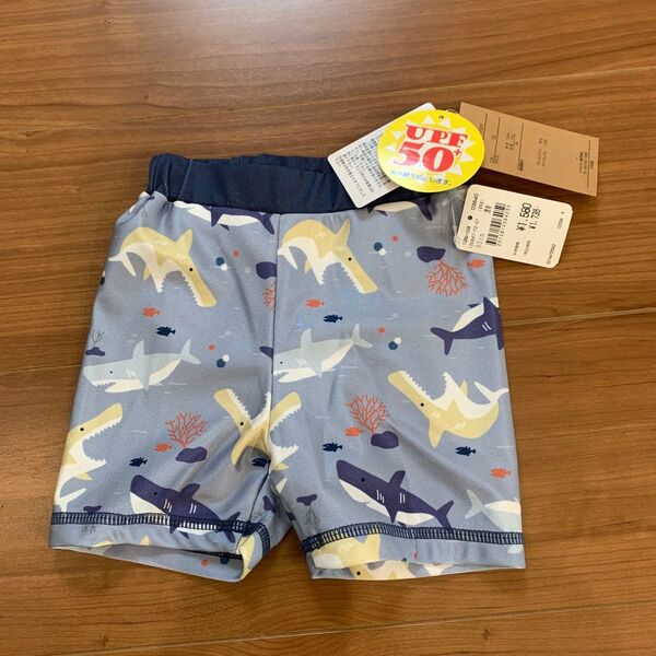 水着 サメ柄 スイムウェア 水遊び 男の子 90cm 新品