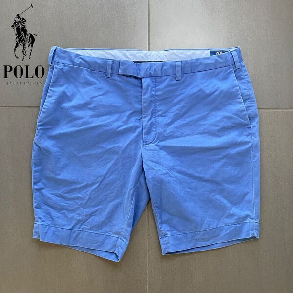 POLO RALPH LAUREN ポロラルフローレン ショートパンツ ハーフパンツ チノショーツ size38 ブルー