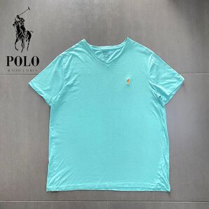 POLO RALPH LAUREN ポロラルフローレン スモールポニーカットソー ブルー sizeL