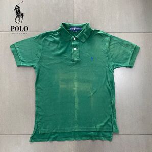 POLO Ralph Lauren ポロ ラルフローレン スモールポニー刺繍 ポロシャツ グリーン sizeS