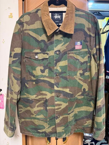STUSSY ステューシー 迷彩 ジャケット 数回着用