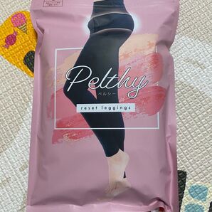 Pelthy reset leggings 着圧レギンス Lサイズ マタニティ 骨盤ベルト