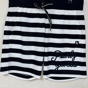 【新品未使用】パーリーゲイツ ハーフパンツ 軽量 ボーダー サイズ4(M)