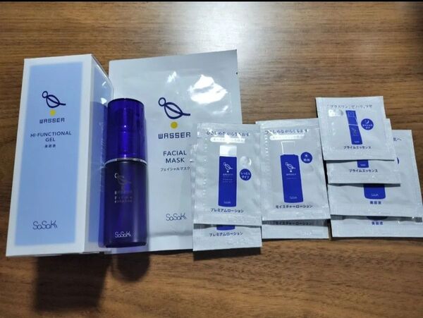 バッサ【新品未開封】高濃度水素イオン水ジェル60ml、フェイシャルマスク、サンプルセット【使用あり】プライムエッセンス20ml
