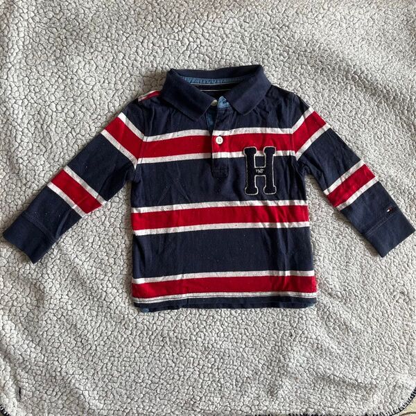 トミーヒルフィガー TOMMY HILFIGER 長袖ポロシャツ 80サイズ
