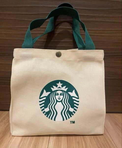 スタバ エコバック トートバック ランチバック スターバックス 海外スタバ アイボリー