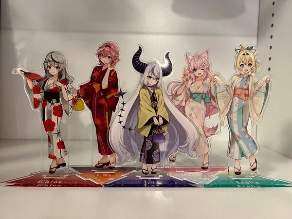 ホロライブ holoX 極楽湯アクリルスタンド 5人セット
