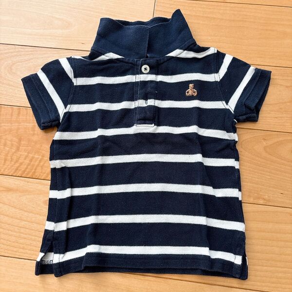 babyGAP ボーダー柄ポロシャツ