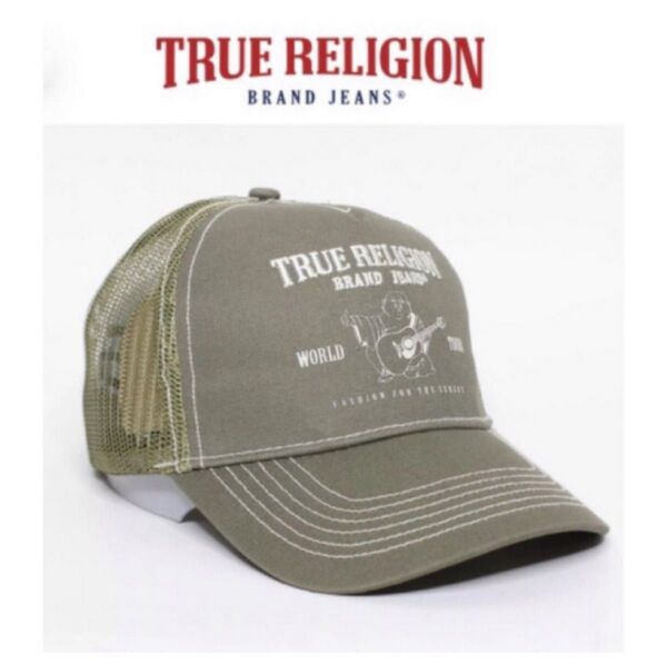 送料無料 新品 TRUE RELIGION TRUCKER BUDDHA CAP