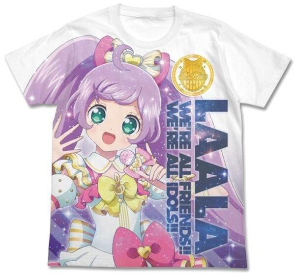 二次元コスパ 二次元cospa プリパラ 真中らぁらフルグラフィックTシャツ