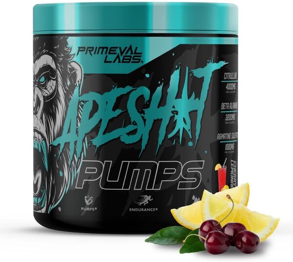 ★サービス品 ★爆裂パンププレワークアウト!PRIMEVAL LABS社 APESHIT PUMPS 40回分 スマッシュベリー味