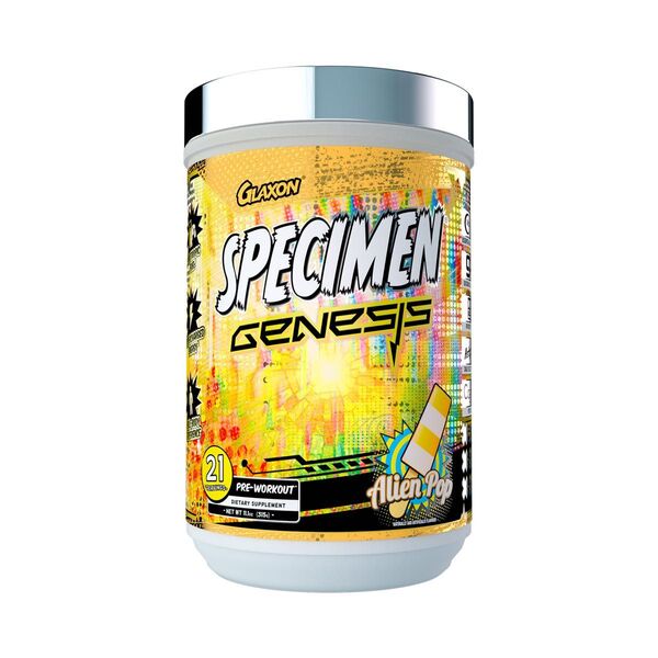 ★サービス品 ★日本未発売★超強力プレワークアウト!Glaxon社Specimen Genesis 21回分 エイリアンポップ味