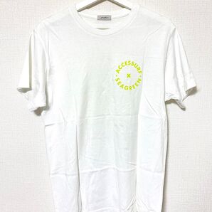 ★定価¥28,000★タトラス購入★美品★Sea Green シーグリーン プリントTシャツ 01 ネオングリーン★TATRAS