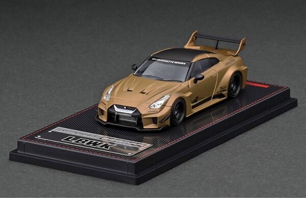 価格相談可 イグニッションモデル R35 GT-R リバティウォーク IG2383 マットゴールド