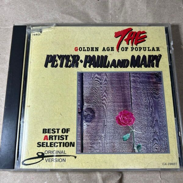 CD PETER.PAUL AND MARY golden age of popular 風に吹かれて 500マイル ピーターポー